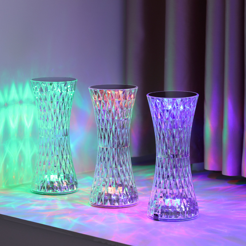 Lighting Decor In Room - Кристальные прикроватные лампы-ночники, акриловые декоративные светильники