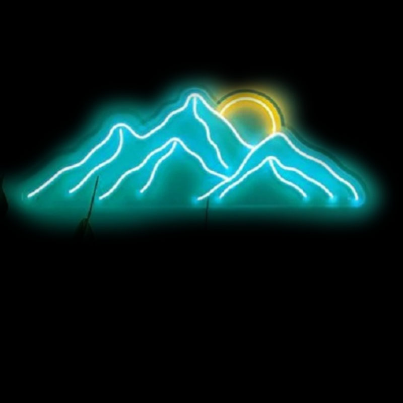 Lighting Decor Sunrise - Неоновая вывеска Горные неоновые вывески Восход