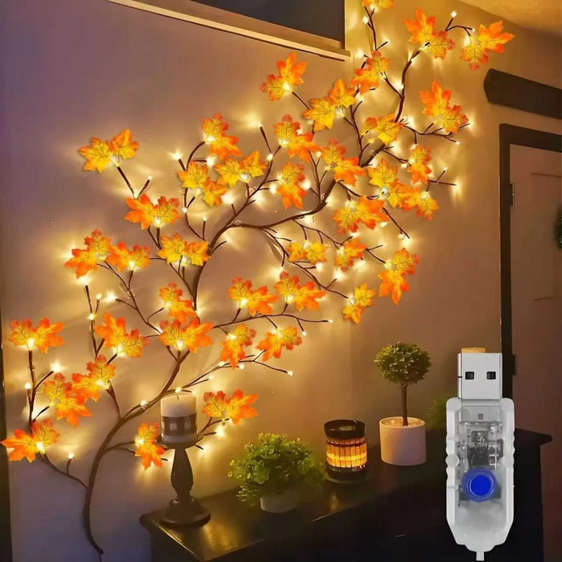 Lighting Decor For Home - Светодиодный светильник в виде кленового листа