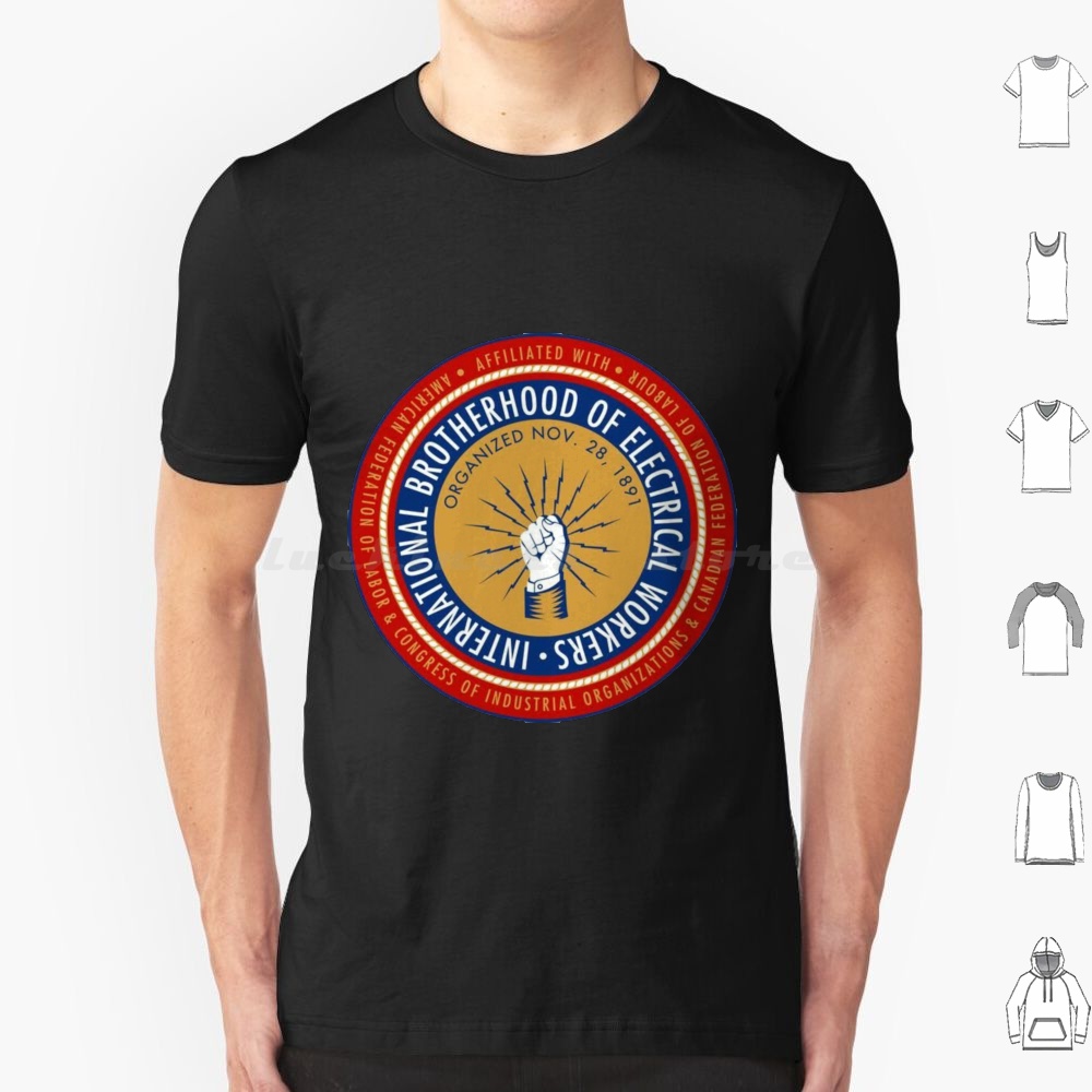 Union Lighting & Decor - Футболка Ibew Electrician-Cool, большой размер, 100%