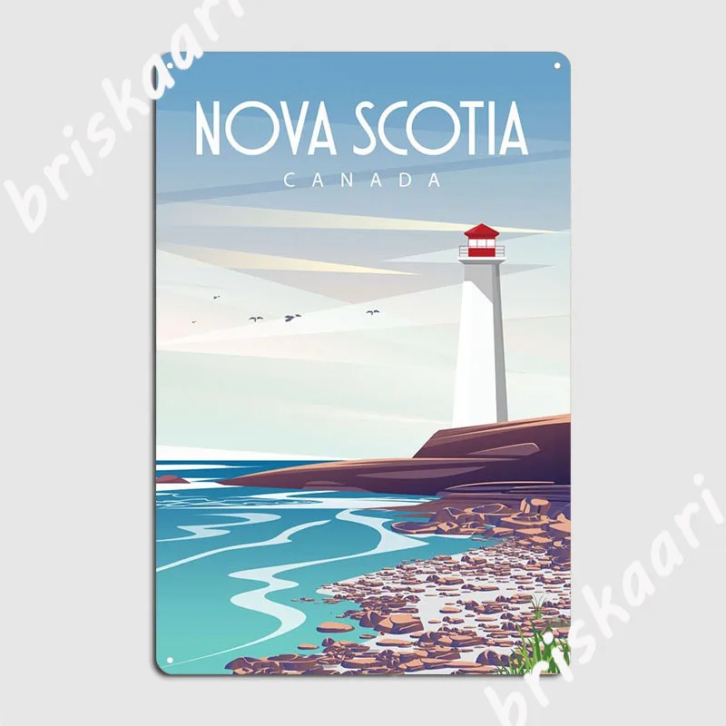 Nova Decor & Lighting Julestjerne - Металлический знак Nova Scotia, дизайн клуба,