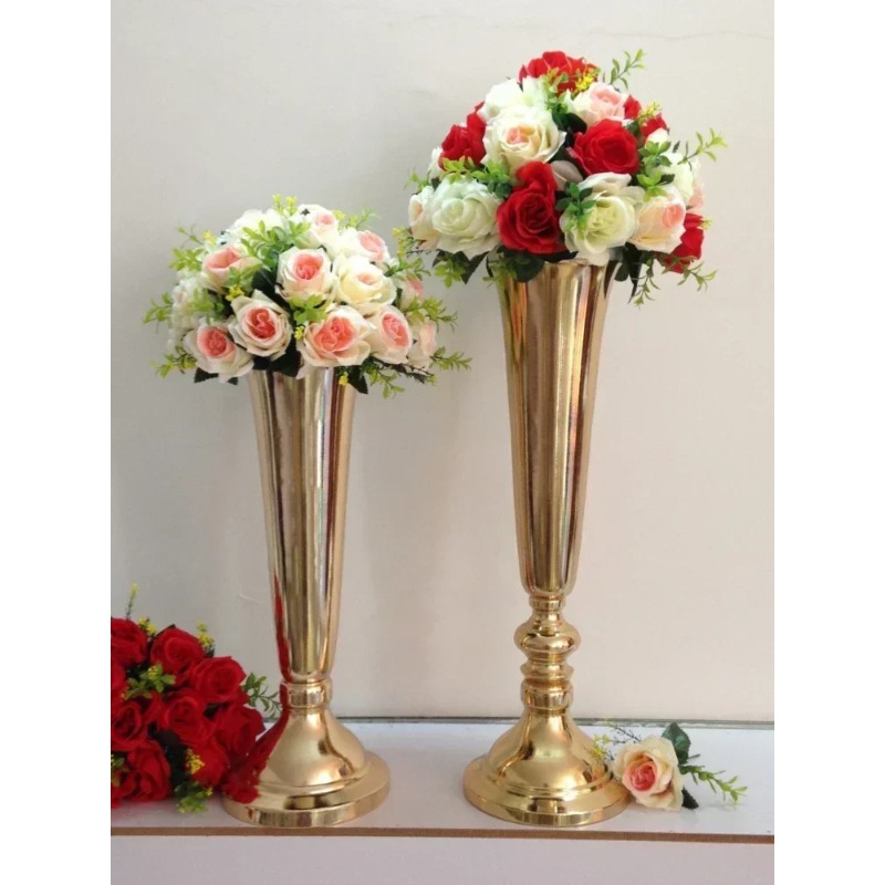 Home Decor Lighting Manufacturer - Электролитически покрытая металлическая ваза класса люкс
