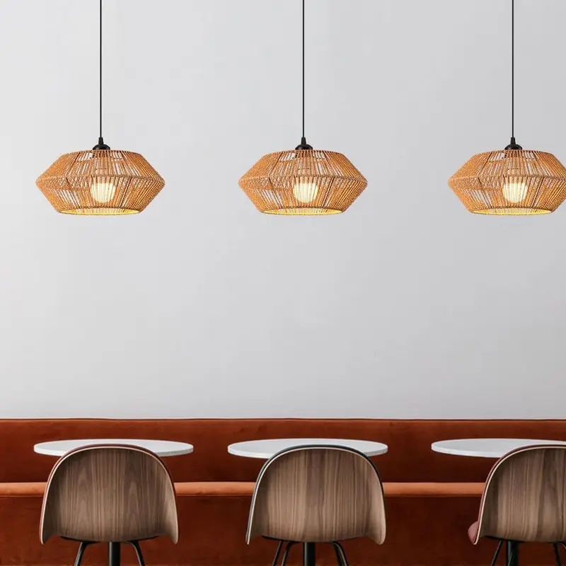 Geometric Lamp Shade - Подвесной светильник в стиле бохо из