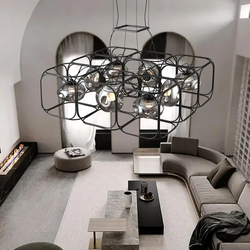 Светодиодная люстра в стиле ре – обзор и цена Geometric Lamp Shade