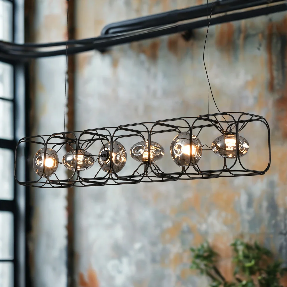 Светодиодная люстра в стиле ре – обзор и цена Geometric Lamp Shade