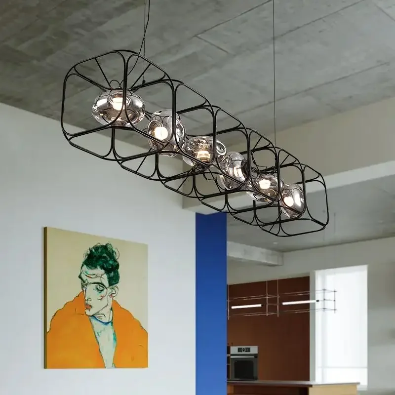 Светодиодная люстра в стиле ре – обзор и цена Geometric Lamp Shade