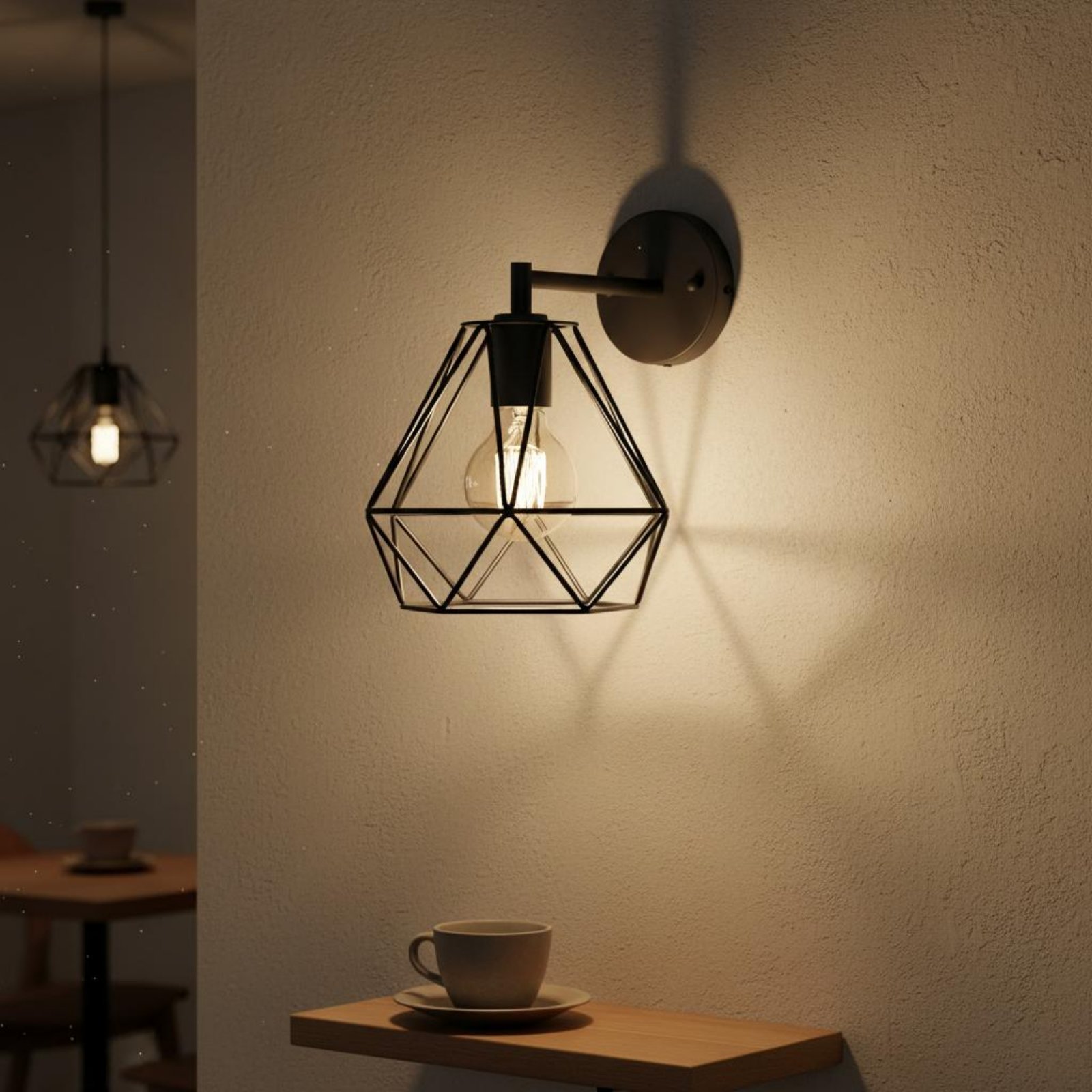 Абажур в форме ромба, минимали – обзор и цена Geometric Lamp Shade