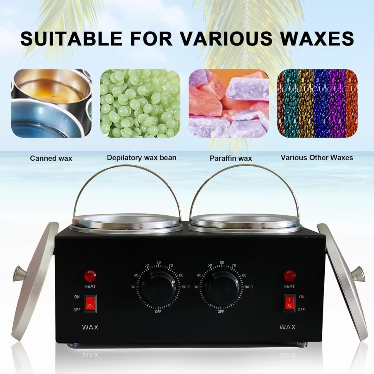 Двойные восковые кастрюли, про – обзор и цена Wax Melter Electric