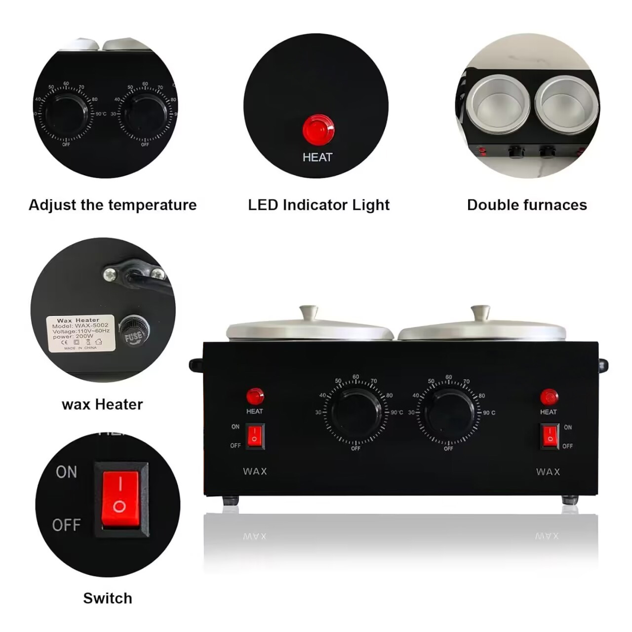 Двойные восковые кастрюли, про – обзор и цена Wax Melter Electric