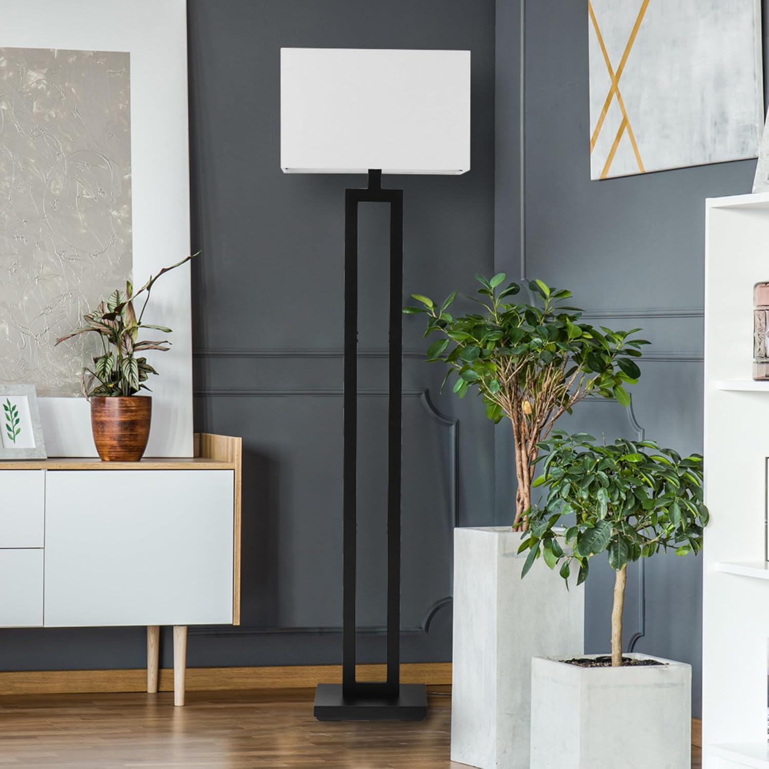 Напольный светильник 58 дюймов – обзор и цена Geometric Lamp Shade
