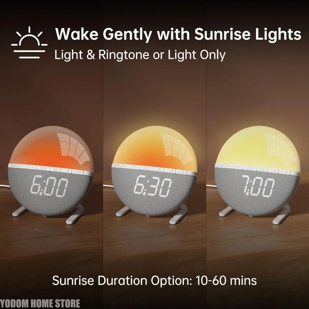 Будильник с функцией имитации  – обзор и цена Lighting Decor Sunrise