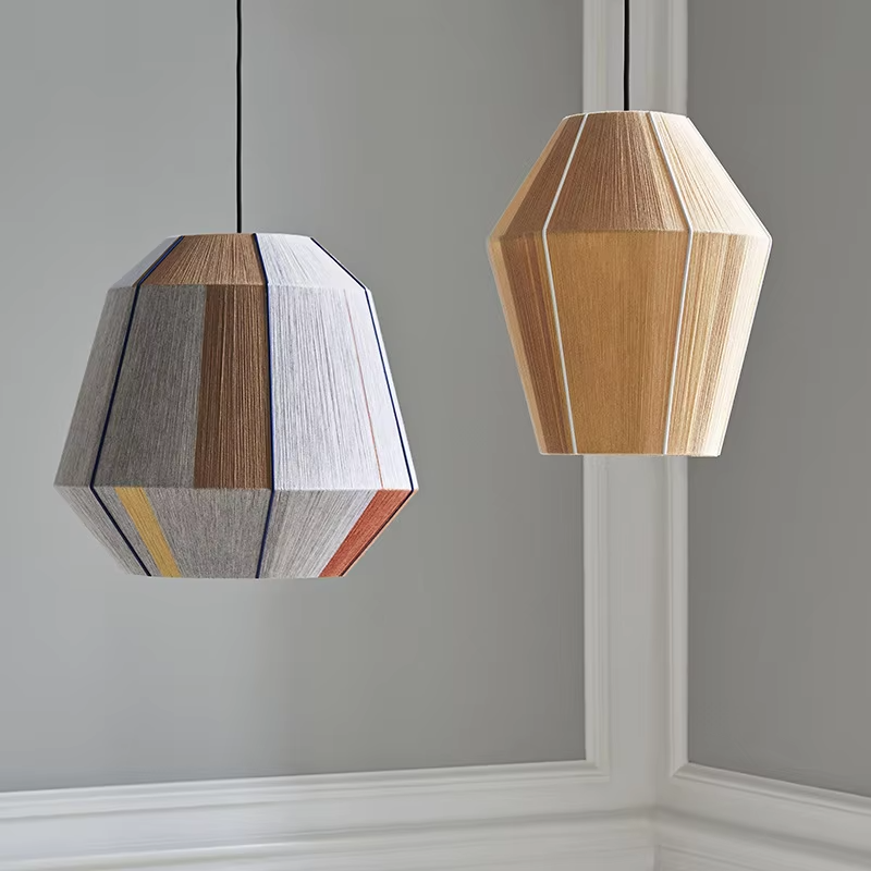 Подвесной светильник из ротанг – обзор и цена Geometric Lamp Shade