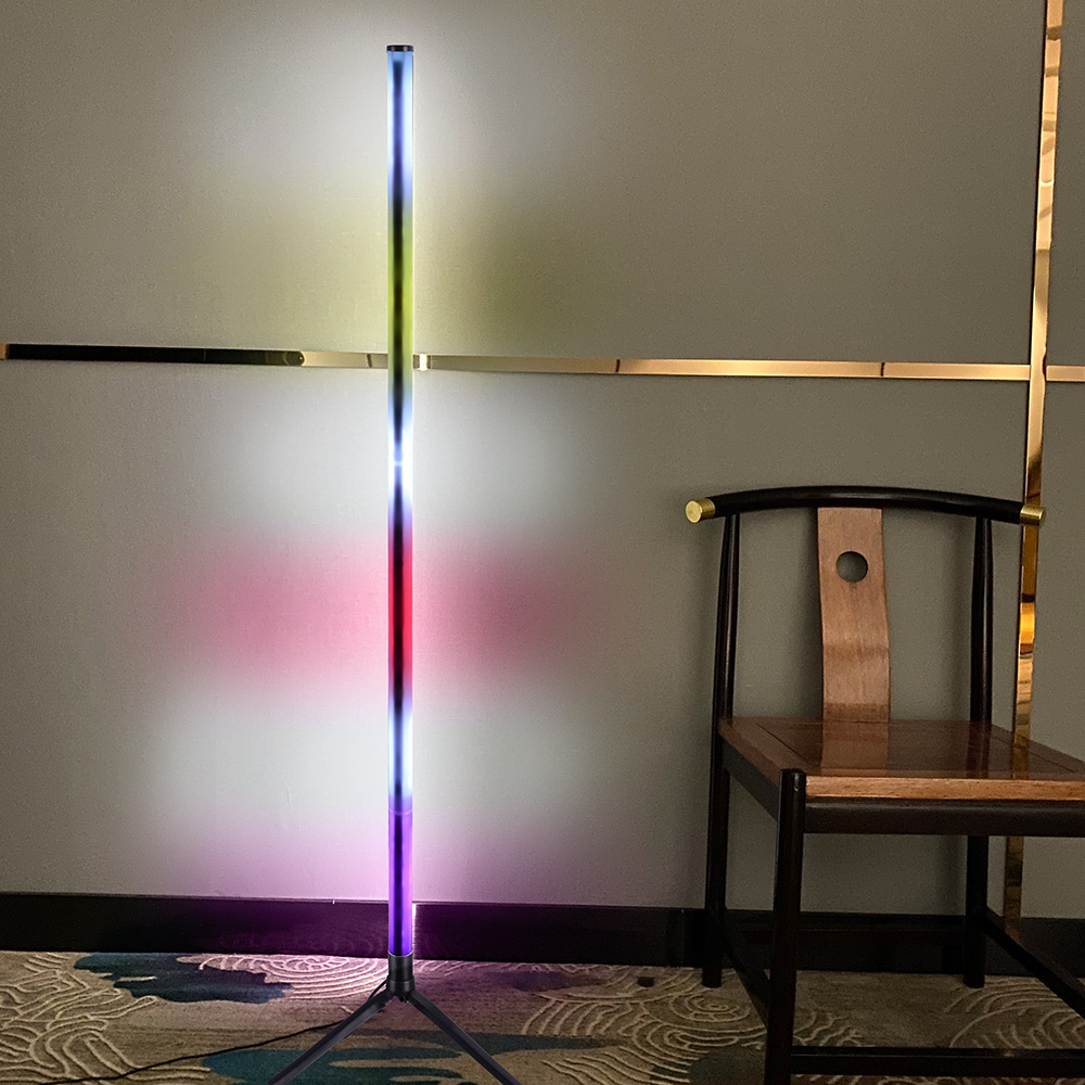 RGB светодиодный торшер с дист – обзор и цена Floor Lamp Tripod