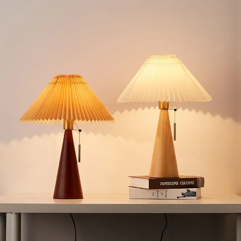 Ретро-настольная лампа с плисс – обзор и цена Lighting Decor For Home