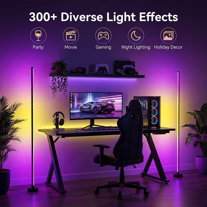 Угловой напольный светодиодный – обзор и цена Floor Lamp Tripod