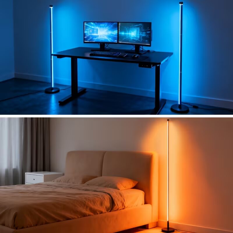 Угловой напольный светодиодный – обзор и цена Floor Lamp Tripod