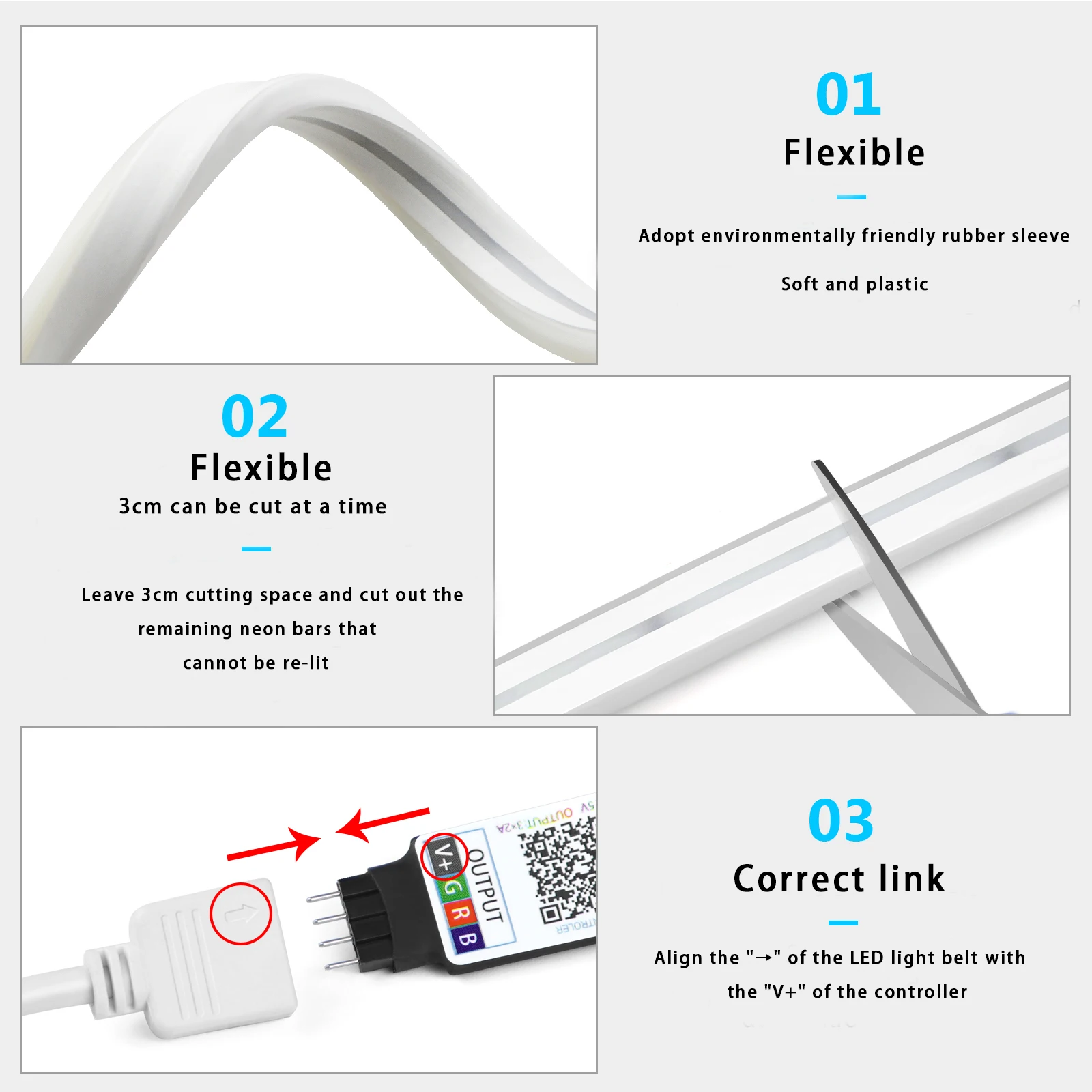 1-5 м RGB светодиодный неоновы – обзор и цена Lighting Decor For Home